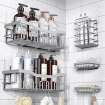 Shower Caddy EUDELE em aço inoxidável à prova de ferrugem, pacote com 5 unidades, tamanho XL