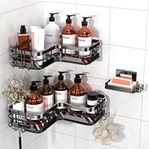 Shower Caddy Getsrichfc de grande capacidade com suporte de sabonete, pacote com 3 Shower Caddy Getsrichfc de grande capacidade com suporte de sabonete, pacote com 3