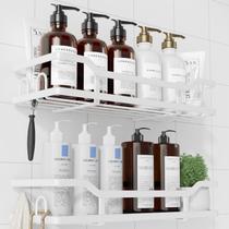 Shower Caddy Kitsure, adesivo extra grande, aço inoxidável, pacote com 2 unidades