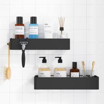 Shower Caddy Kitsure Large, pacote com 2 unidades, aço adesivo à prova de ferrugem