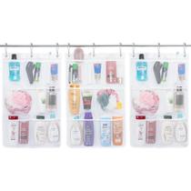 Shower Caddy Lifewit Mesh, 7 bolsos, pendurado em branco, pacote com 3