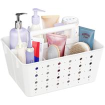 Shower Caddy Lifewit Portable com alça, 5 compartimentos, branco Shower Caddy Lifewit Portable com alça, 5 compartimentos, branco