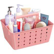 Shower Caddy Lifewit Portable com alça de plástico rosa Shower Caddy Lifewit Portable com alça de plástico rosa
