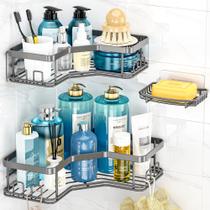 Shower Caddy MAXIFFE Corner com suporte de sabão em aço inoxidável Shower Caddy MAXIFFE Corner com suporte de sabão em aço inoxidável
