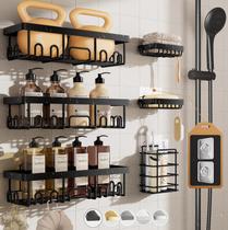 Shower Caddy Veken à prova de ferrugem, pacote com 6 unidades, à prova de ferrugem, com suporte de sabonete