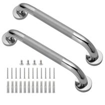 Shower Grab Bar Rackickyer, 30 cm, aço inoxidável 304, pacote com 2 Shower Grab Bar Rackickyer, 30 cm, aço inoxidável 304, pacote com 2