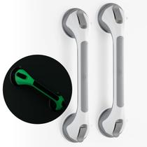 Shower Grab Bar TAILI Glow in The Dark 42,67 cm, pacote com 2 unidades, cinza