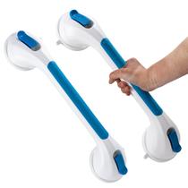 Shower Grab Bar TAILI, pacote com 2 unidades de sucção para banheiras, azul