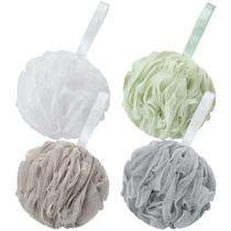 Shower Loofah Sponge AmazerBath 75g/peça, conjunto de 4 cores