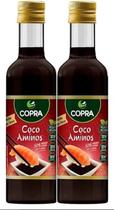 Shoyu de Coco Aminos Garrafa de Vidro de 250ml Copra Kit 02 unidades Shoyu de Coco Aminos Garrafa de Vidro de 250ml Copra Kit 02 unidades