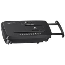 Shredder Amazon Basics, papel cortado em tiras de 8 folhas, CD, preto