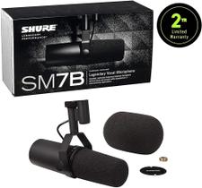 Shure SM7B Microfone Dinâmico Cardióide para Estúdio