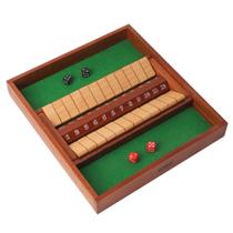 Shut The Box Game GSE Games & Sports Expert para 2 jogadores Wood