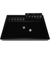 Shut The Box WE Games de madeira de 13,5 polegadas com 12 peças numéricas