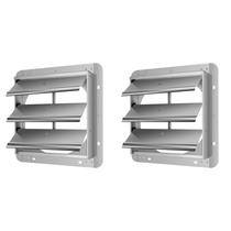 Shutter Louver Vent iPower, alumínio quadrado de 16 polegadas, pacote com 2 Shutter Louver Vent iPower, alumínio quadrado de 16 polegadas, pacote com 2