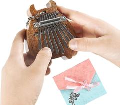 Shxx Cute Mini Kalimba Tiny Calimba Mbira Hand Harp Musical