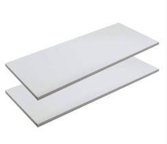 Si- 2 prateleiras suporte invisível de parede branca 80x20 para organização de escola Si- 2 prateleiras suporte invisível de parede branca 80x20 para organização de escola