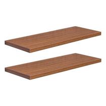 Si- 2 prateleiras suporte invisível de parede freijo 60x10 para organização e decoração