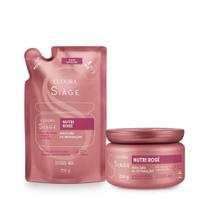 Siàge Nutri Rosé: Máscara Capilar + Refil Máscara Capilar