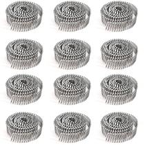 Siding Nails BHTOP 3600 Count 15 graus e 3,2 cm, cabeça redonda completa