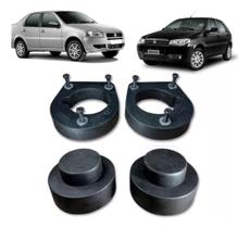 Siena Palio Fire Kit Lift Completo Dianteiro Traseiro 3cm