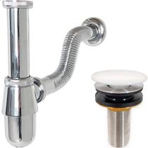 Sifão Copo Cromado Metal 7/8 Ajustável E Válvula Click Inox 30mm Tampa Cerâmica Branca Ralo Pia Lavatório Cuba Aparente Tubo Adaptável Kit Banheiro Sifão Copo Cromado Metal 7/8 Ajustável E Válvula Click Inox 30mm Tampa Cerâmica Branca Ralo Pia Lavatório Cuba Aparente Tubo Adaptável Kit Banheiro
