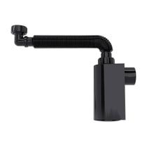 Sifão Copo Para Lavatório Preto 7/8" - Blukit