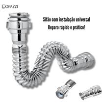 Sifao cromado universal para pias e cubas