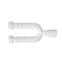 Sifão duplo flexível branco tubo extensivo Sifão duplo flexível branco tubo extensivo