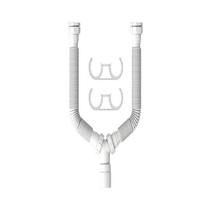 Sifão Extensível Duplo Branco Censi 7158 Sifão Extensível Duplo Branco Censi 7158