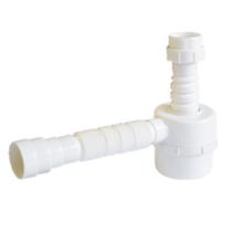 Sifão Fere Copo Sanfonado Branco Pvc