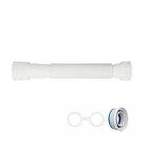 Sifão Flexível Blukit Tubo Extensivo 70cm Universal Branco