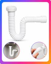 Sifão Flexível Universal Astra com Adaptador para Válvulas 7/8 1¼ 1½ e Tubos 40 e 50mm