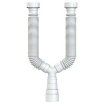 Sifão Herc Extensível Universal DN38/40/48/50 Duplo Branco Sifão Herc Extensível Universal DN38/40/48/50 Duplo Branco