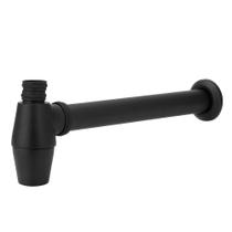 Sifão Lavatório Banheiro Metal Copo Black/Preto 1.1/2 x 7/8