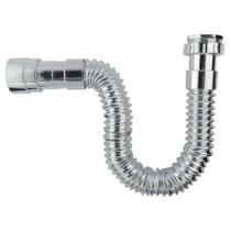 Sifão Metalizado Universal Cromado Flexível 80 cm. 50/48/40/38mm 7/8" 1.1/4" 1.1/2" C-188 Saint Plus