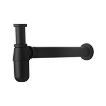 Sifão Para Lavatório De Banheiro Purus Pingoo.casa - Preto