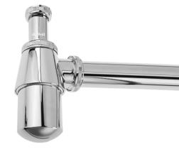 Sifão Pia Lavatório Banheiro Metal Cromado 7/8 X 1.1/2'' Sifão Pia Lavatório Banheiro Metal Cromado 7/8 X 1.1/2''