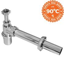 Sifão Rígido com Copo 7/8 x 40mm Prata Astra