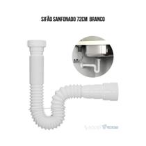 Sifão Sanfonado 72 Cm Branco - Unifortte - Socel Sifão Sanfonado 72 Cm Branco - Unifortte - Socel