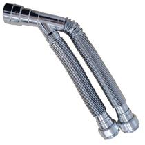 Sifão Sanfonado 80 Cm Duplo Metalizado Top Flex