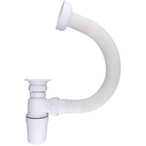 Sifão Sanfonado Copo Multiuso E Válvula - 3003-e - Double