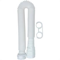 Sifao Sanfonado Extensivel Censi 1,5M Com Suporte E Canopla ( Pia - Tanque - Lavatorio ) - 7164