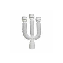 Sifão Sanfonado Extensivo Universal Triplo Para Pias, Tanques e Lavatórios Sifão Sanfonado Extensivo Universal Triplo Para Pias, Tanques e Lavatórios