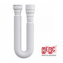 Sifão Sanfonado Longo 1,5m Flexível Universal Herc