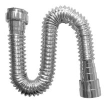 Sifão Sanfonado Metalizado Multiuso Roscado 72cm