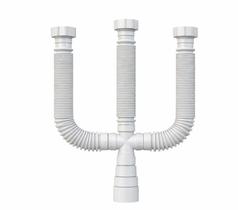 Sifao sanfonado multiuso 80cm triplo branco