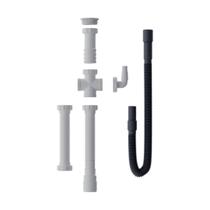 Sifão Sanfonado Triplo Kit Conexão Com Saída Para Máquina Para Cuba Dulpa 030420 Blukit Sifão Sanfonado Triplo Kit Conexão Com Saída Para Máquina Para Cuba Dulpa 030420 Blukit
