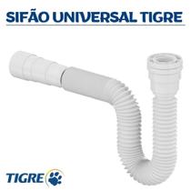 Sifão Sanfonado Tubo Flexível Multiuso Universal Para Pias Lavatórios Cubas Branco Tigre Sifão Sanfonado Tubo Flexível Multiuso Universal Para Pias Lavatórios Cubas Branco Tigre