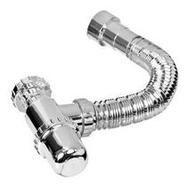 Sifão Sanfonado Universal Copo Cromado Astra